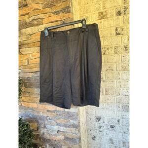 Tommy Bahama Silk Shorts-Size 35-Black